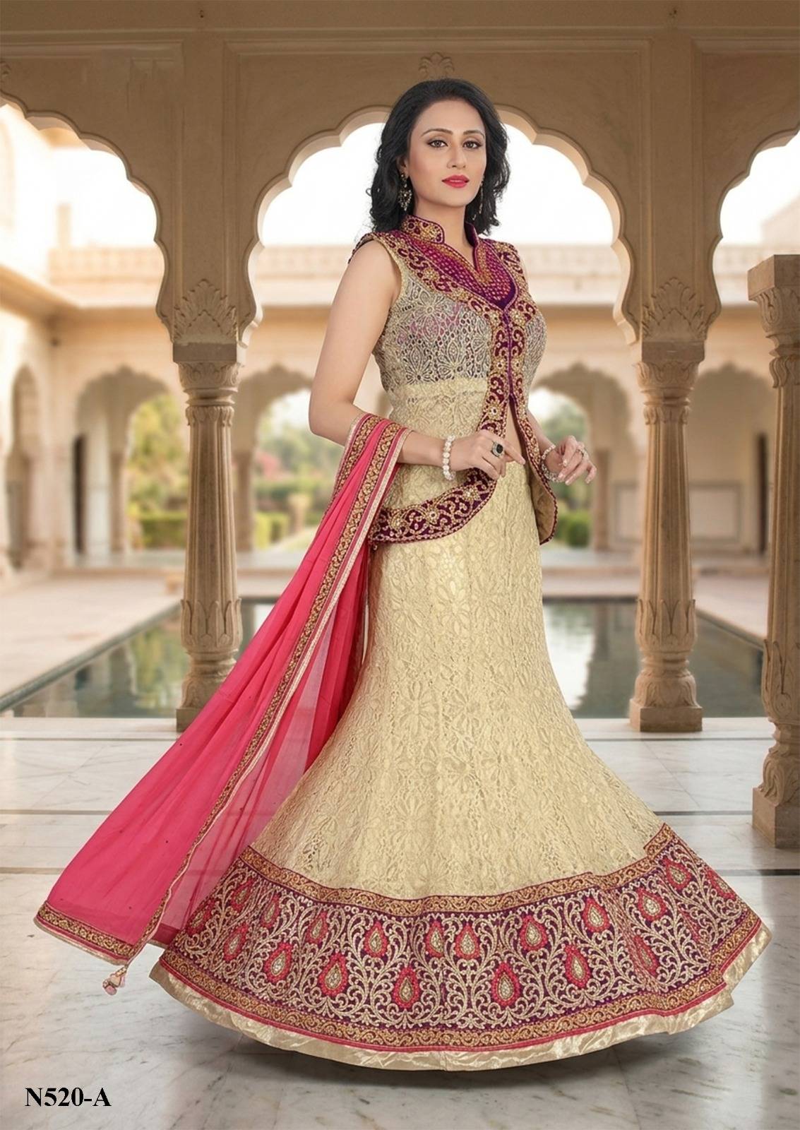  NIMAYA LEHNEGA SALE by MAHOTSAV Bridal Wear Collection Beautiful Stylish Colorful Fancy Party Wear & Occasional Wear Banarasi Silk Lehengas At Wholesale Price
